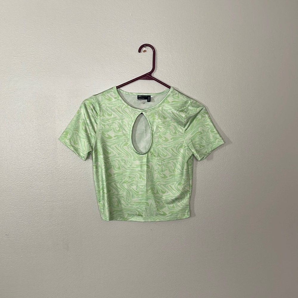 ASOS green marble top